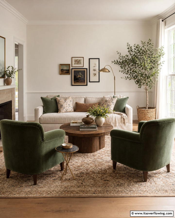 Accent Chairs for Extra Seating - 20 Pottery Barn Living Room Ideas for Timeless Style
