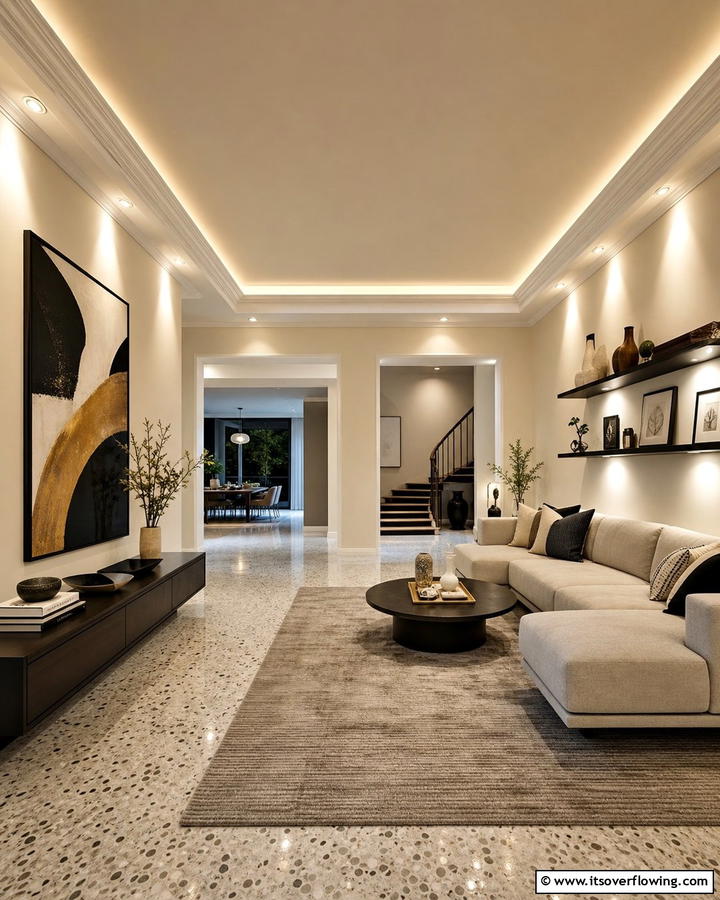 Accent Lighting Crown Molding - 21 Crown Molding Ideas to Elevate Interior Architecture