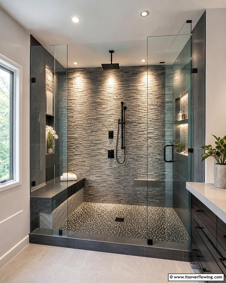Accent Lighting for Shower Walls - 20 Shower Lighting Ideas for a Bright and Inviting Bathroom