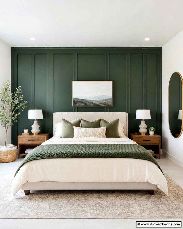 Accent Wall Focal Point - 25 Bedroom Layout Ideas for Optimal Space Use