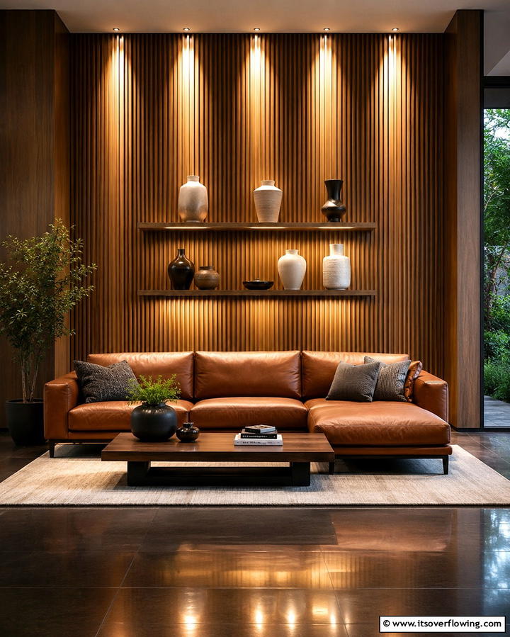 Accent Wall Lighting for Focal Points - 25 Living Room Wall Lighting Ideas for a Bright and Inviting Space