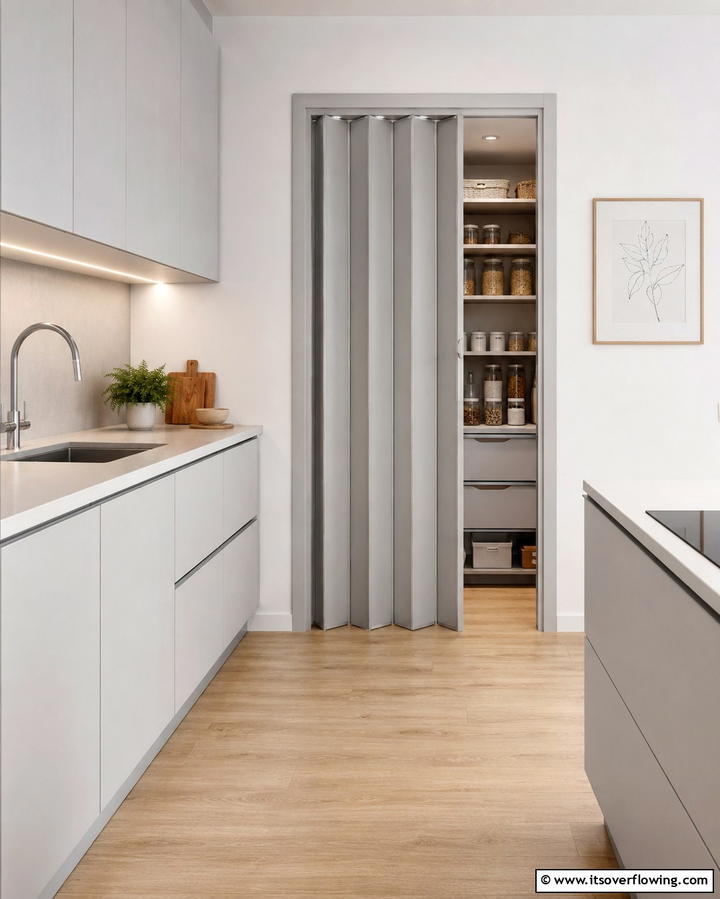 Accordion Doors for Compact Spaces - 25 Kitchen Door Design Ideas to Enhance Your Space