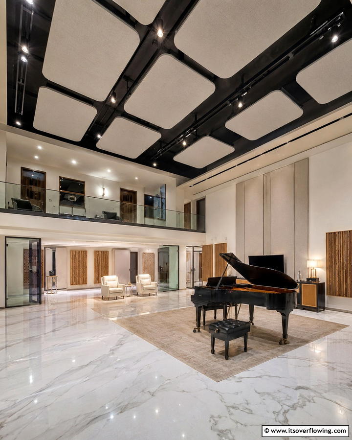 Acoustic Ceiling Panels for Better Sound - 25 Music Room Ideas to Create the Perfect Sound Space