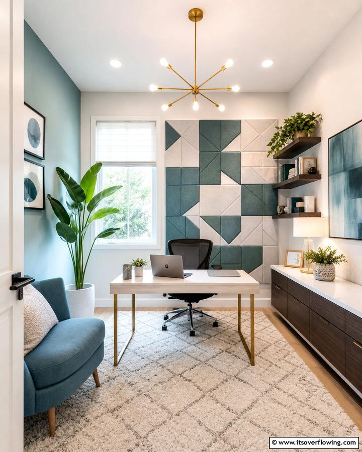 Acoustic Enhancements - 21 Small Office Ideas to Maximize Productivity in Tight Spaces