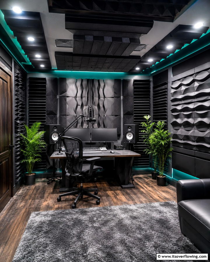 Acoustic Foam Panels for Soundproofing - 20 Streaming Setup Ideas for Ultimate Entertainment