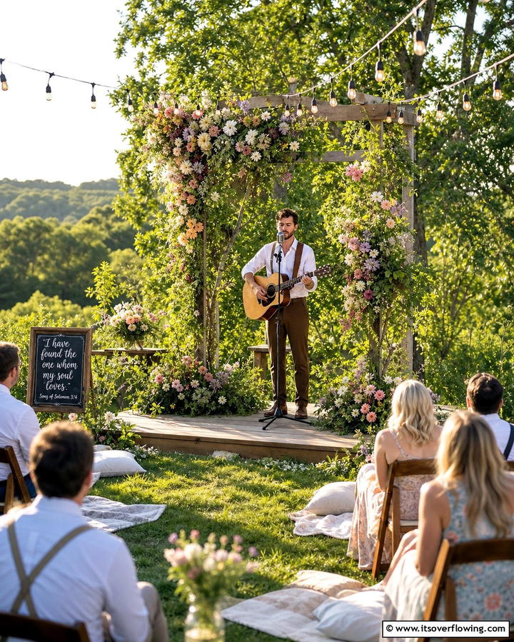 Acoustic Live Music - 25 Casual Wedding Ideas for a Relaxed and Intimate Celebration
