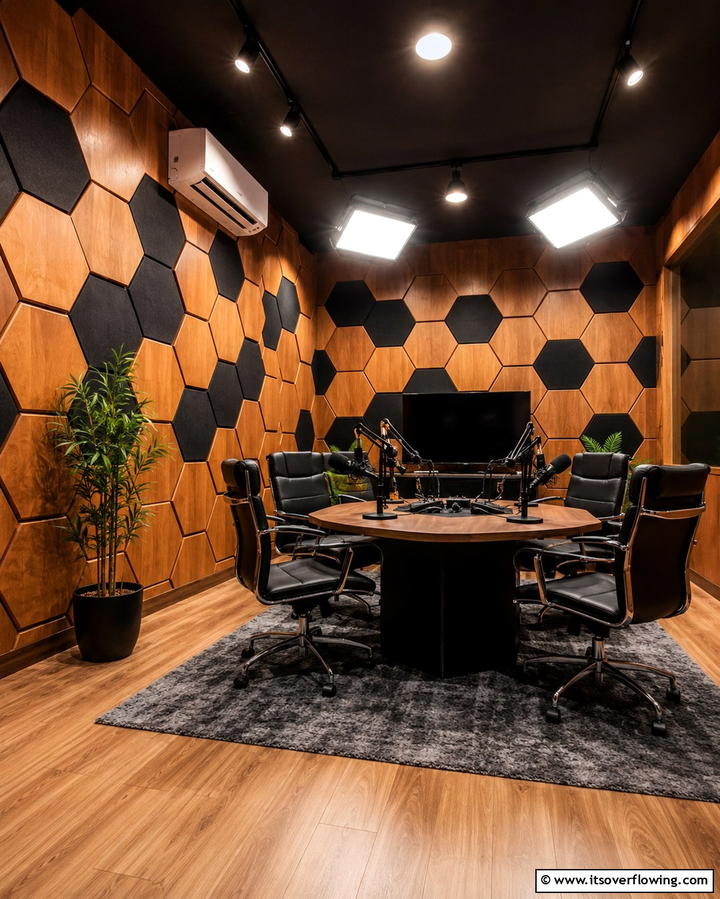 Acoustic Wall Panels - 25 Podcast Room Ideas for a Professional Setup