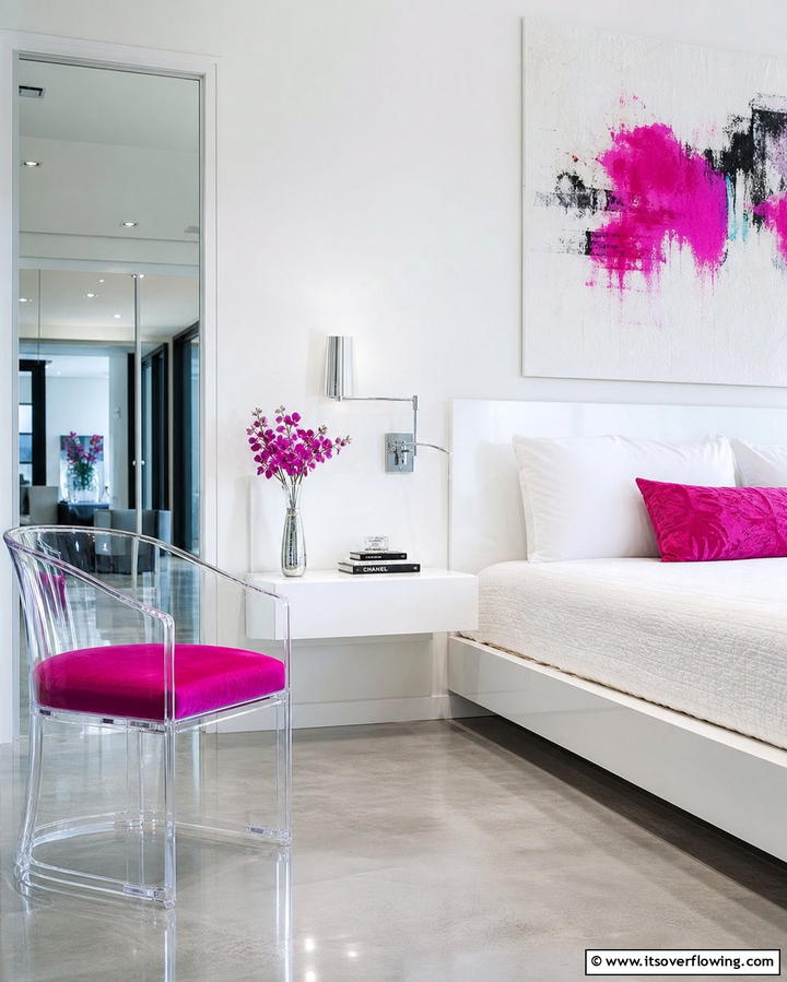Acrylic Chairs for a Contemporary Edge - 25 Comfortable Bedroom Chair Ideas for Relaxation