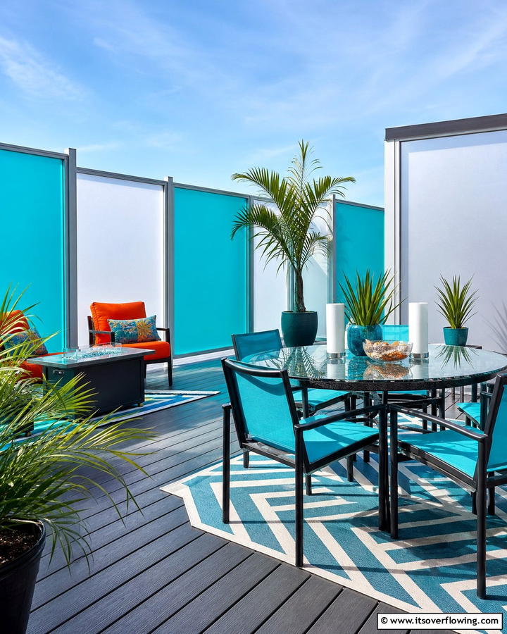 Acrylic Privacy Panels - 20 Deck With Privacy Wall Ideas for Cozy Spaces