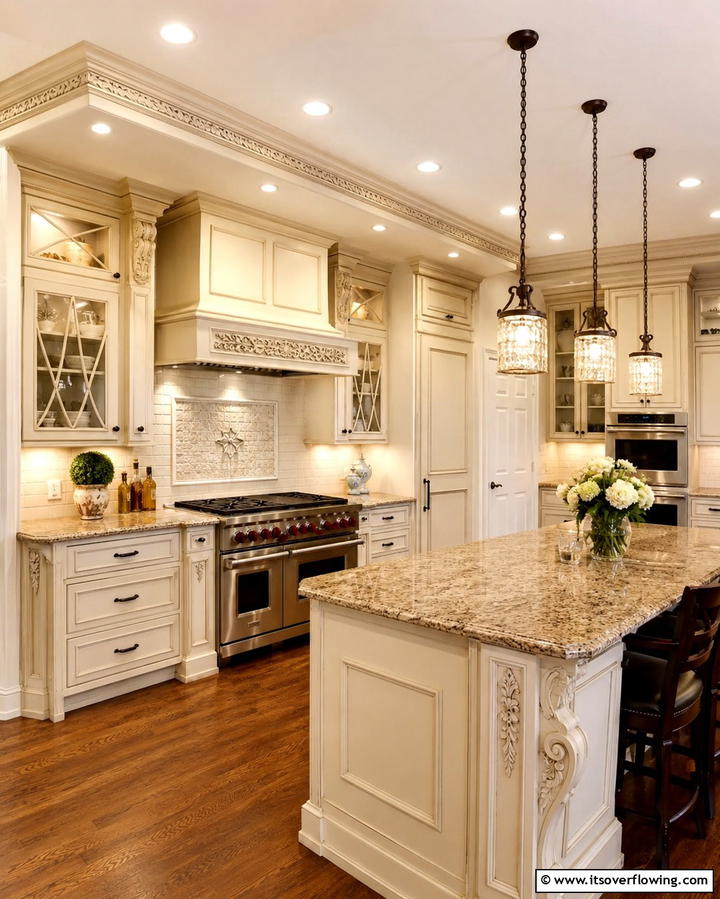 Add Decorative Trim for a Finished Look - 20 Kitchen Soffit Ideas for a Polished Look