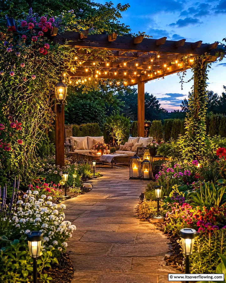 Add Outdoor Lighting - 20 Spring Garden Ideas to Refresh Your Outdoor Space