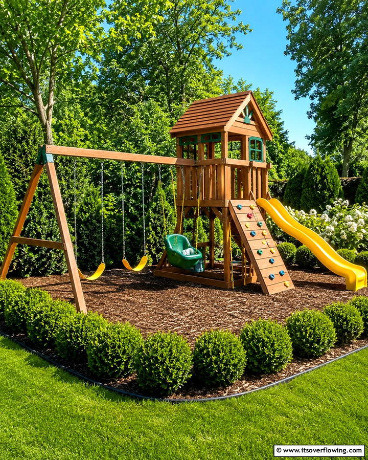 Add a Backyard Play Area - 25 Large Backyard Landscaping Ideas for a Stunning Outdoor Oasis