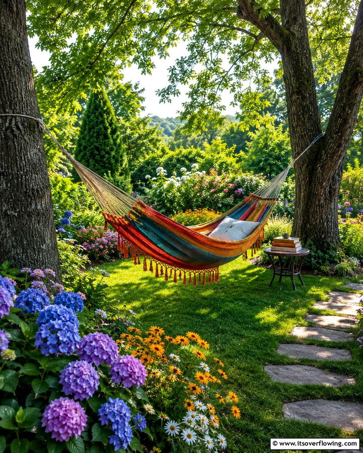 Add a Hammock or Swing - 20 Spring Garden Ideas to Refresh Your Outdoor Space