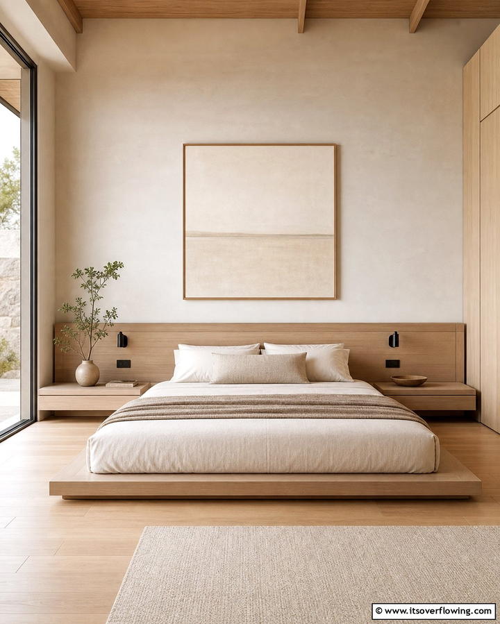 Add a Low Profile Bed - 25 Zen Bedroom Ideas for a Calm and Serene Space