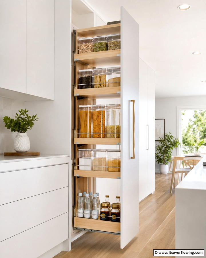 Add a Pull Out Pantry - 25 Inspiring Kitchen Remodel Ideas for a Modern Look