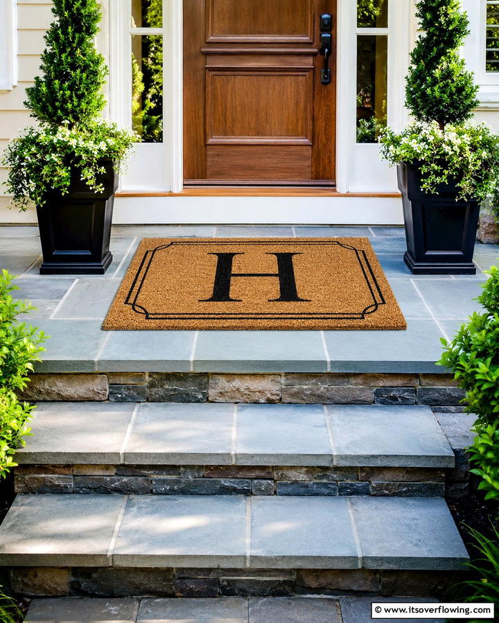 Add a Welcome Mat - 25 Front Step Ideas to Enhance Your Home’s Entrance