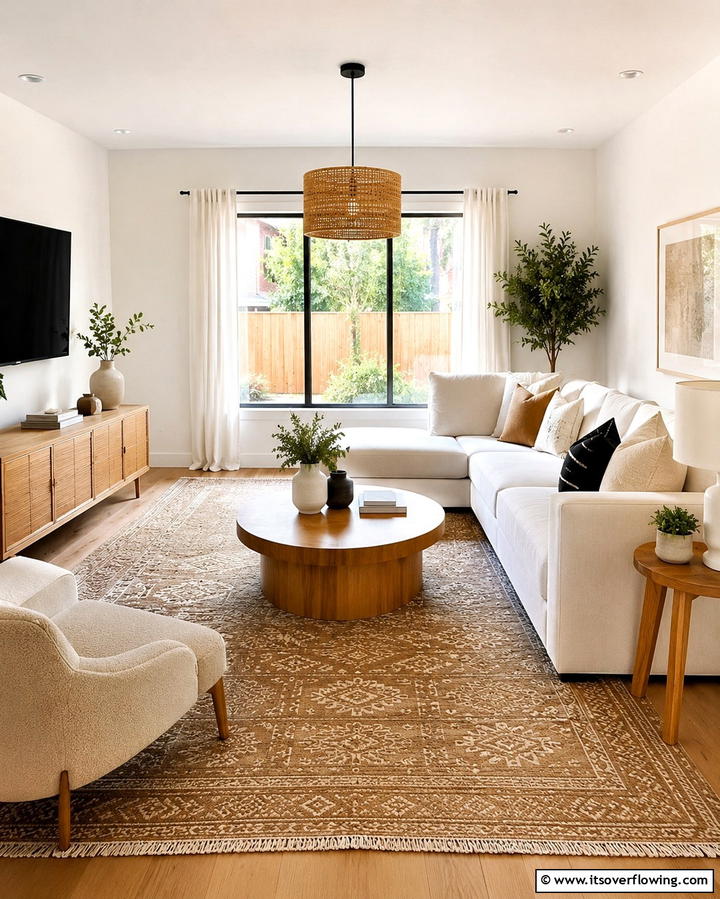 Adding Metallic Accents to a Tan Palette - 25 Tan Living Room Ideas for a Serene Ambiance