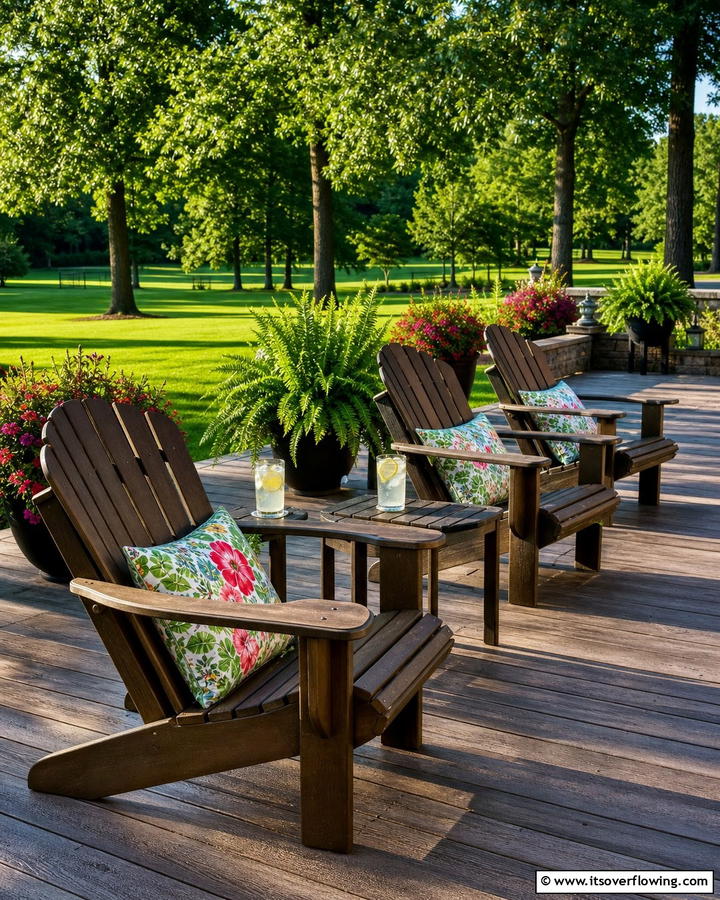 Adirondack Chair - 21 Outdoor Seating Ideas for Comfortable Gatherings