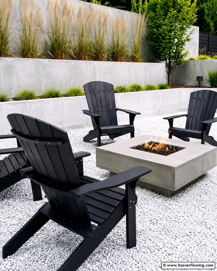 Adirondack Chairs - 25 Fire Pit Seating Ideas to Enhance Your Outdoor Space