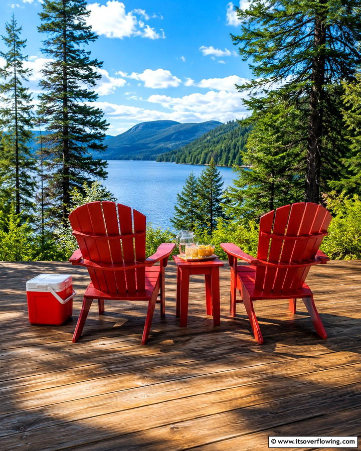 Adirondack Chairs - 30 Patio Furniture Ideas to Elevate Your Outdoor Space