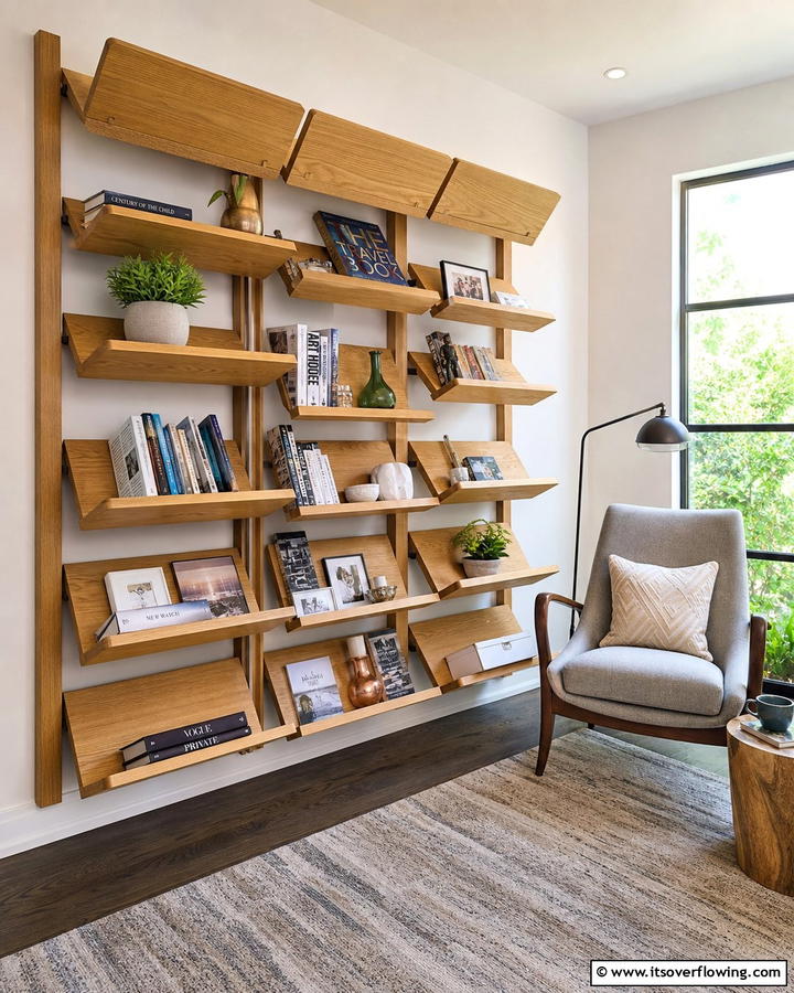 Adjustable Angle Shelf - 21 Corner Shelf Ideas for Stylish Space Optimization