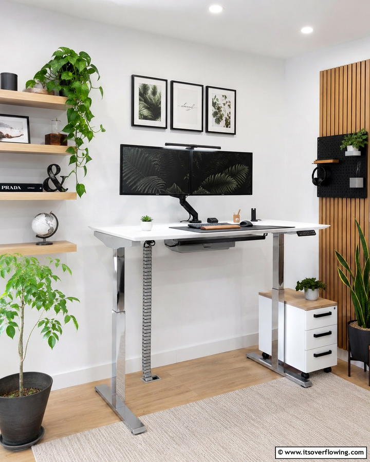 Adjustable Standing Desks - 20 Studio Furniture Ideas for Small Spaces