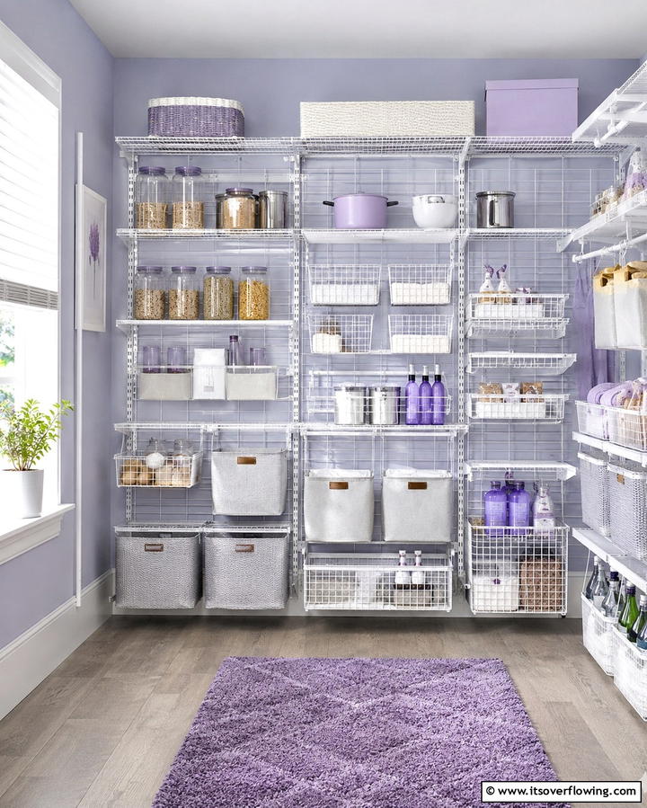 Adjustable Wire Shelving for Flexibility - 25 Small Pantry Ideas to Maximize Your Storage Space