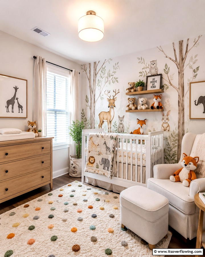 Adorable Animal Motifs - 30 Small Nursery Ideas for Adorable Compact Spaces