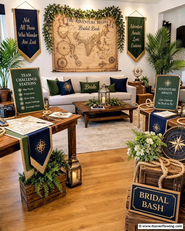 Adventure Themed Bridal Bash - 21 Unique Bridal Shower Ideas for Memorable Celebrations