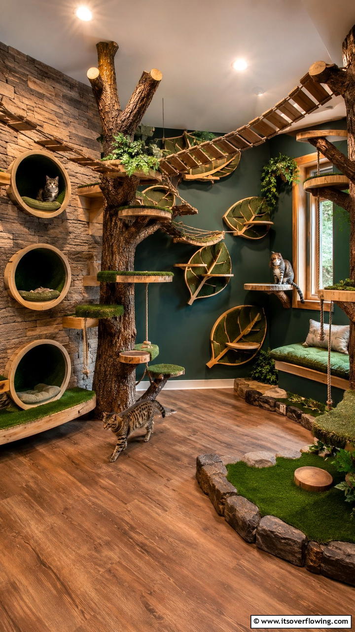 Adventurous Cat Room - 30 Cat Room Ideas- Create a Purr-fect Space for Your Feline