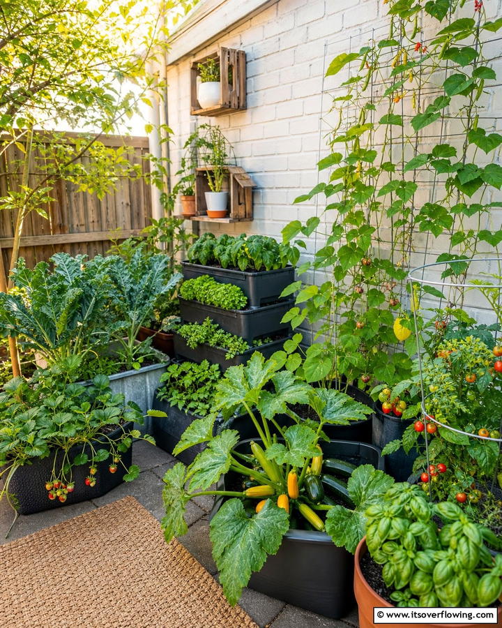 Affordable Edible Garden in a Corner - 30 Budget Small Garden Ideas to Transform Outdoor Space