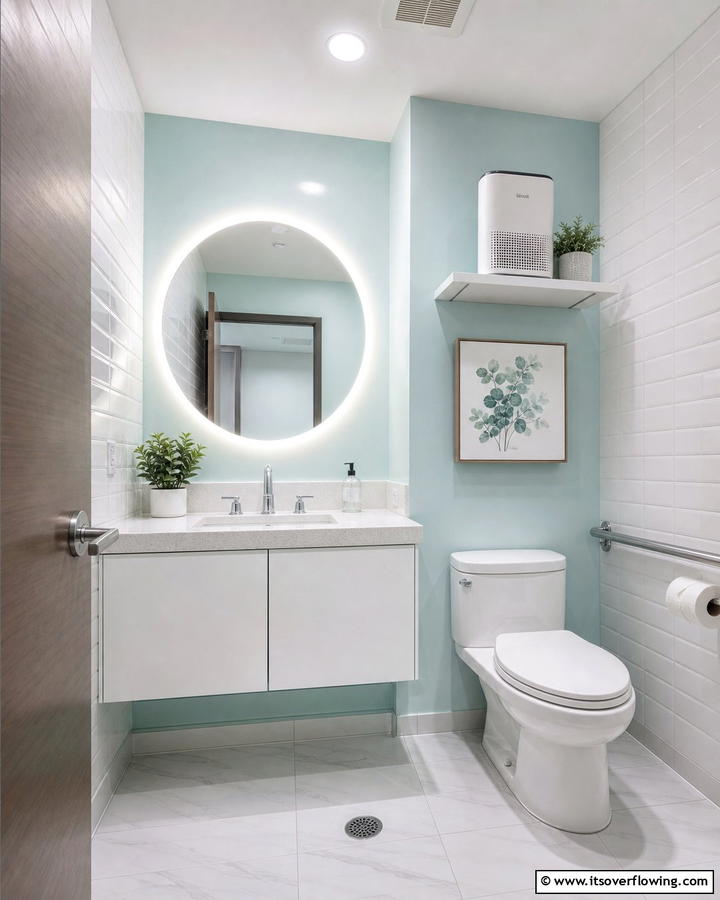 Air Purifiers for Better Air Quality - 20 Office Bathroom Ideas for a Functional and Stylish Space