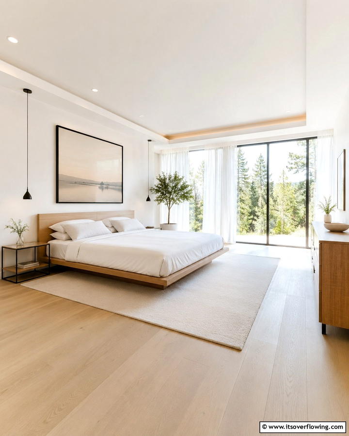 Airy and Open Spaces - 30 Relaxing Bedroom Ideas for a Serene Sleep Sanctuary