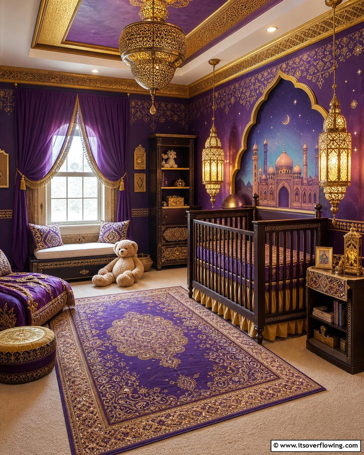 Aladdin Arabian Nights Nursery - 30 Disney Nursery Ideas for Magical Baby Rooms