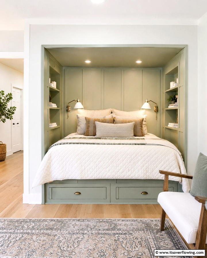 Alcove Bed Nook - 25 Cozy Bed Nook Ideas for a Perfect Reading Spot