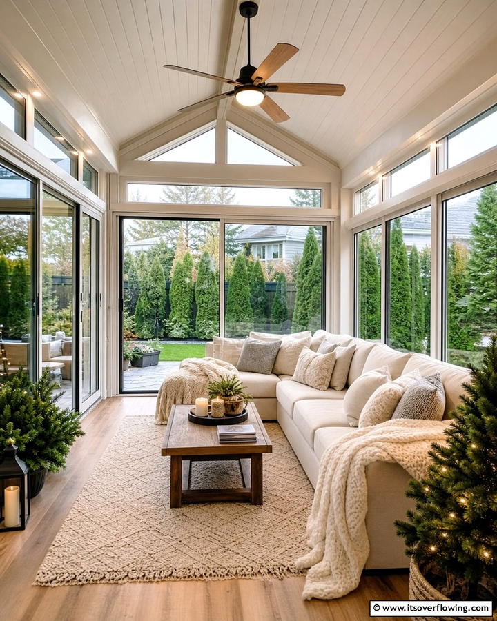 All Season Sunroom - 21 Bright Sunroom Ideas to Enjoy Natural Light Year-Round
