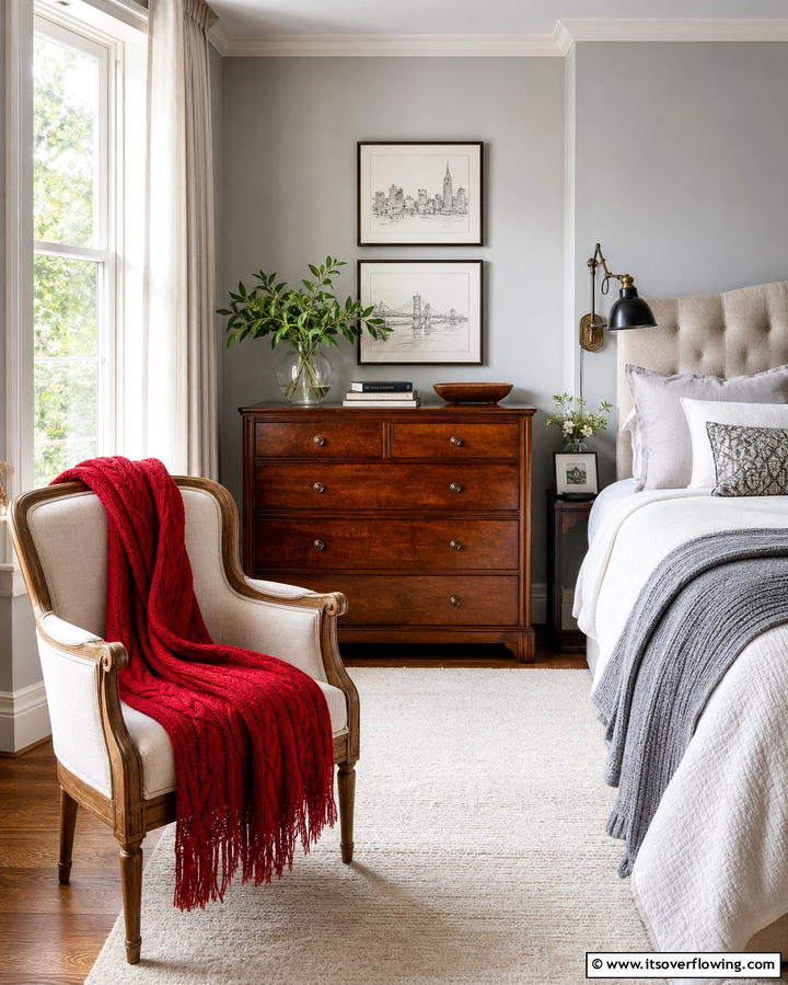 All Too Well Red Scarf Accent - 25 Taylor Swift Themed Bedroom Decor Ideas for Fans