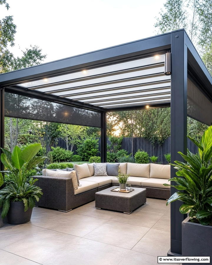 All Weather Shade Structure - 21 Backyard Ideas for Functional and Beautiful Outdoor Spaces