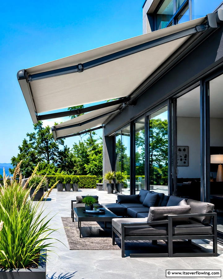 Aluminum Retractable Awnings - 25 Stunning Deck Awning Ideas for Outdoor Living