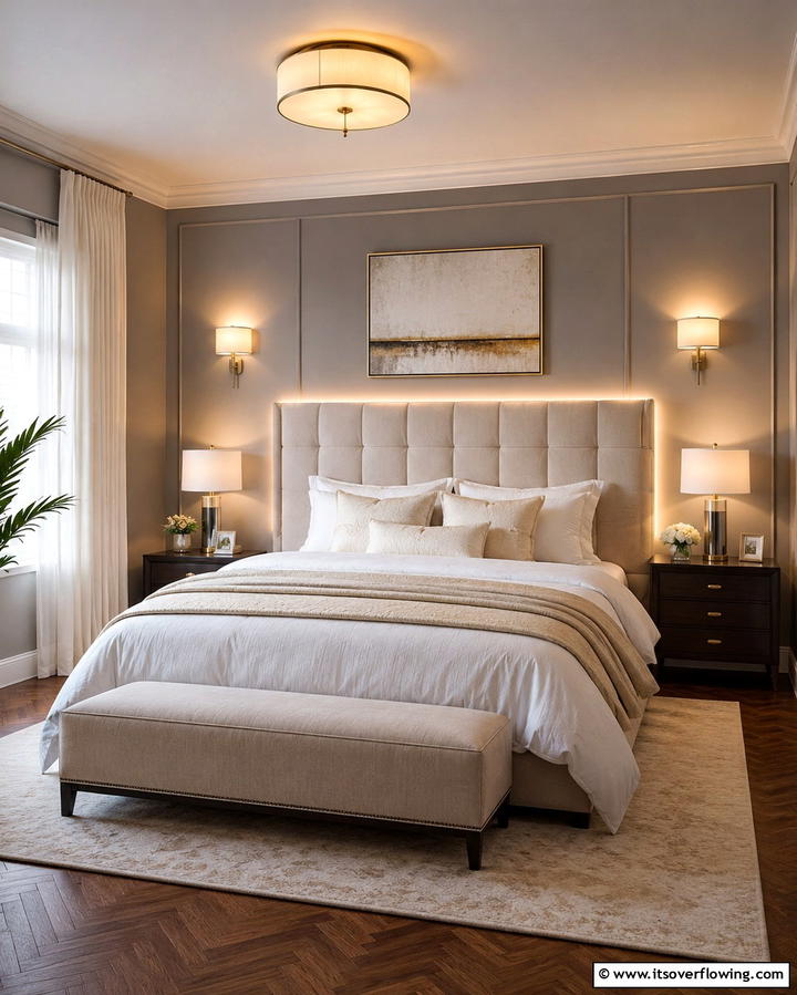Ambient Lighting Layers - 25 Dreamy Bedroom Design Ideas for a Cozy Retreat