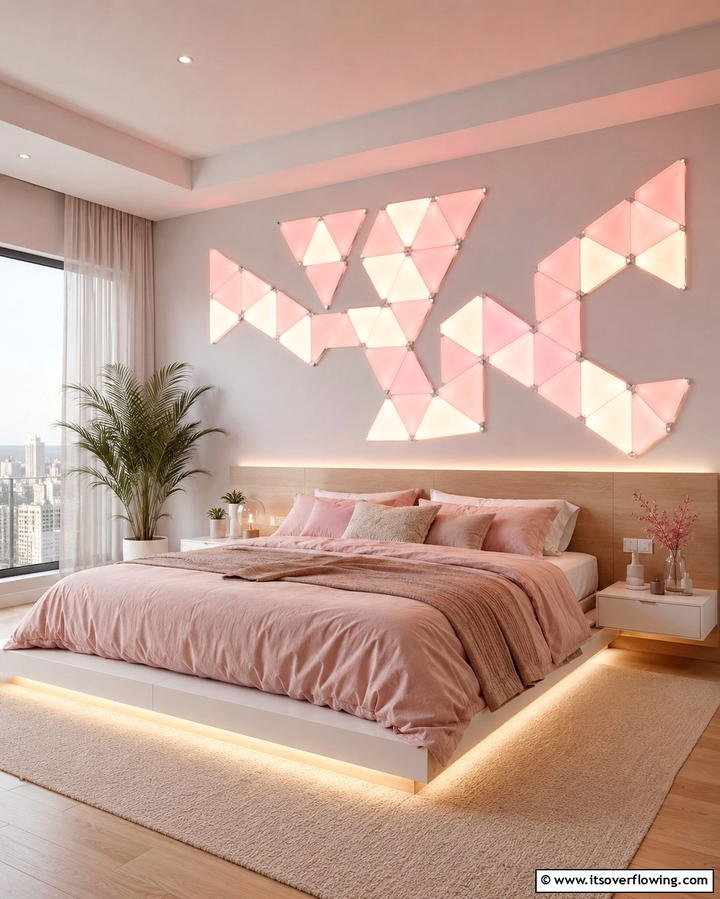 Ambient Lighting Panels - 25 Gamer Girl Room Ideas for a Fun and Stylish Space