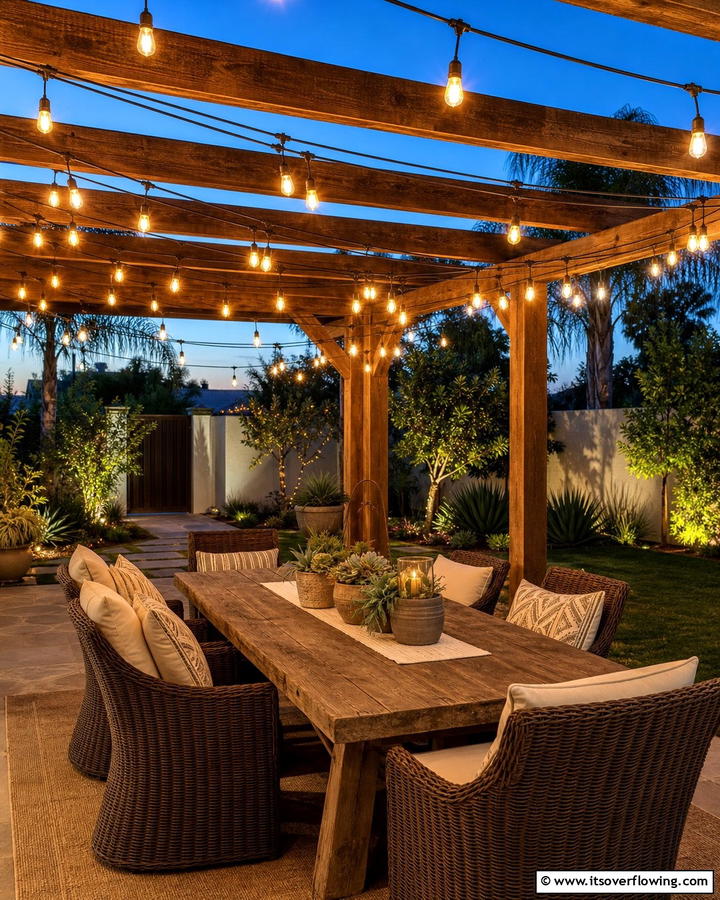 Ambient String Light Charm - 21 Outdoor Lighting Ideas to Illuminate Your Nights