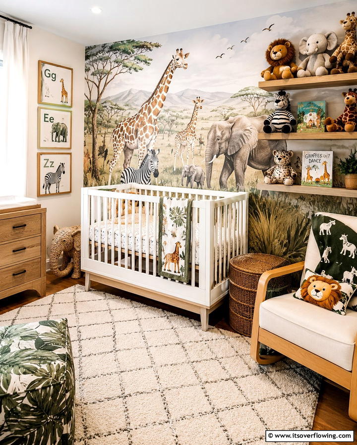Animal Kingdom - 25 Baby Boy Nursery Ideas for a Cozy and Fun Space
