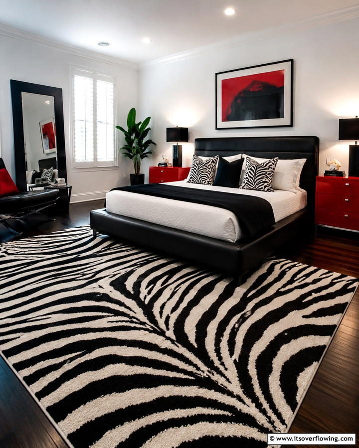 Animal Print Accents - 30 1980s Bedroom Decor Ideas for a Retro-Inspired Space