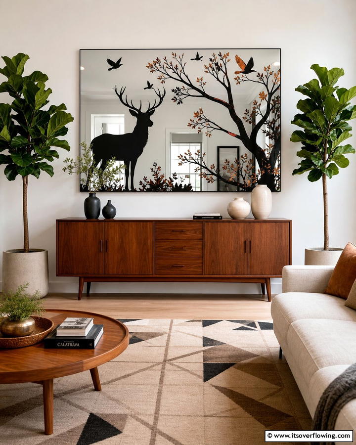 Animal Silhouettes - 20 Mirror Painting Ideas to Add Art to Your Walls