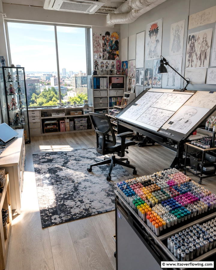 Anime Art Studio - 30 Anime Room Ideas for Otaku-Inspired Spaces