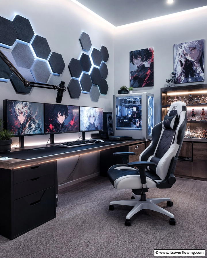 Anime Gaming Den - 30 Anime Room Ideas for Otaku-Inspired Spaces