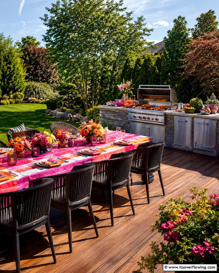 Anniversary Garden Barbecue Bash - 30 10 Year Wedding Anniversary Ideas for Romance