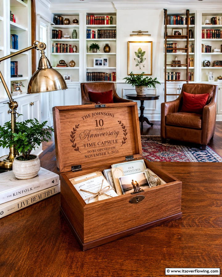 Anniversary Time Capsule - 25 40th Wedding Anniversary Gift Ideas They’ll Love