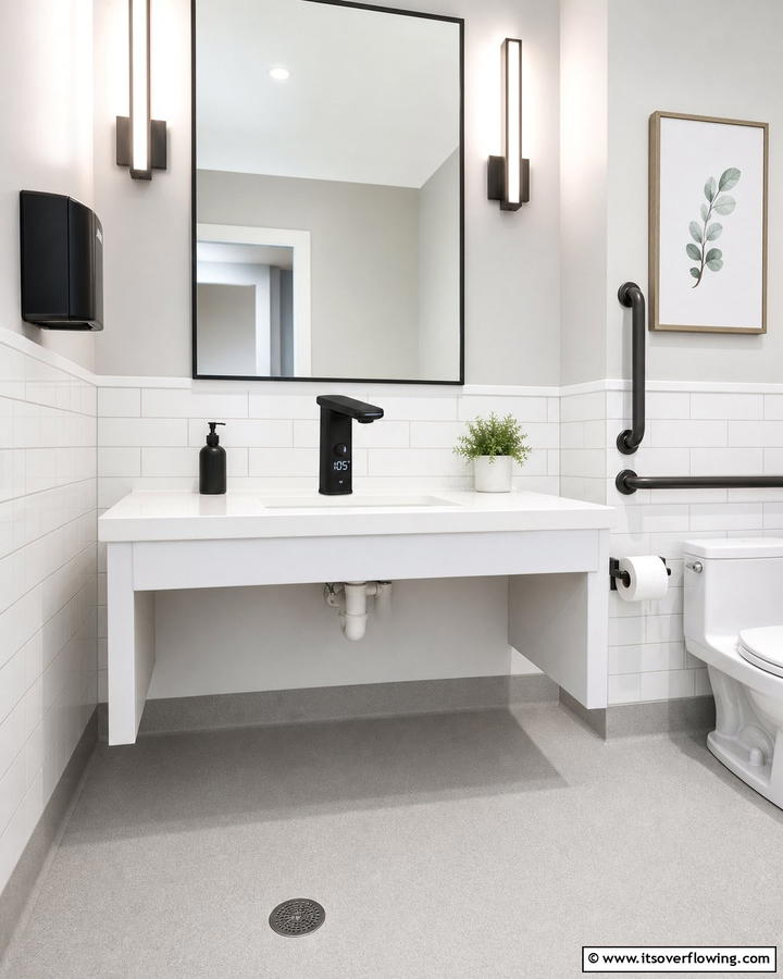 Anti Scald Faucets for Safety - 20 Handicap Bathroom Ideas for Accessibility
